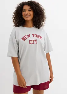 Oversize tričko z čisté organické bavlny, bonprix