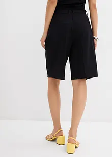 Bermudy se sklady v pase, z viskózové směsi, bonprix