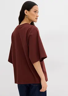 Oversize triko se širokými rukávy, z čisté organické bavlny, bonprix