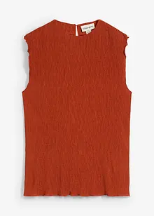 Top ze strukturovaného materiálu se zmačkanou úpravou, bonprix