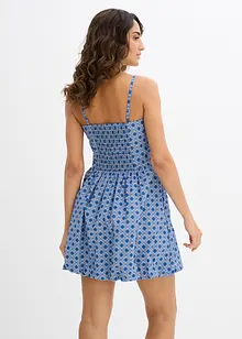 Bandeau šaty z čisté bavlny, bonprix