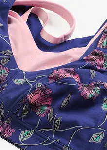 Podprsenka bez kostic, s organickou bavlnou (3 ks v balení), bonprix