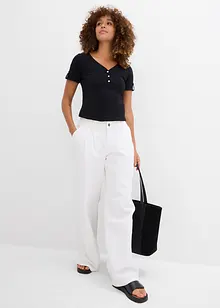 Henley tričko z čisté bavlny, bonprix