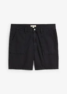 Keprové šortky z čisté bavlny, Loose Fit, bonprix