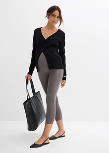 Těhotenské capri legíny (2 ks v balení), bonprix