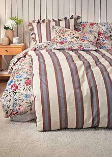 Pruhované povlečení s rýšky, bonprix