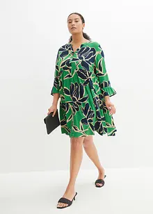 Tunikové šaty ze splývavé viskózy, bonprix