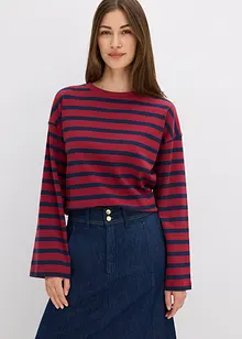 Pruhované triko z čisté organické bavlny, bonprix