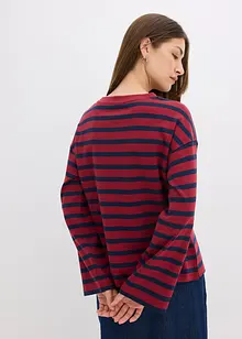 Pruhované triko z čisté organické bavlny, bonprix