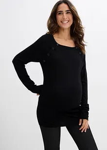 Těhotenský/kojicí svetr 2v1, z jemné pleteniny, bonprix