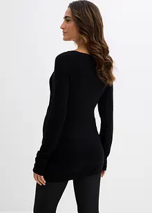 Těhotenský/kojicí svetr 2v1, z jemné pleteniny, bonprix