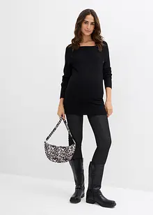 Těhotenský/kojicí svetr 2v1, z jemné pleteniny, bonprix