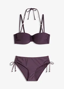 Balkonetové bikiny (2dílná souprava), s dalším ramínkem za krk, bonprix