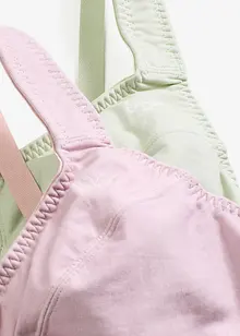 Podprsenka bez kostic, s organickou bavlnou (2 ks v balení), bonprix