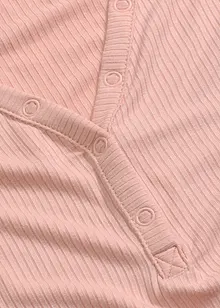 Krátké pyžamo z měkkého žebrovaného materiálu, bonprix