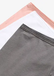 Dlouhé dámské boxerky s organickou bavlnou (3 ks v balení), bonprix