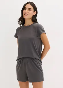 Krátké pyžamo z lehkého měkkého materiálu, bonprix