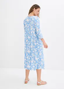 Midi šaty ze splývavé viskózy, bonprix