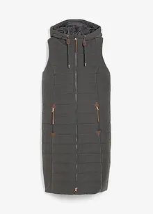 Dlouhá prošívaná vesta, bonprix