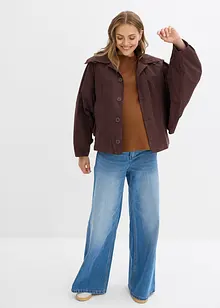 Těhotenská pelerínová bunda 3 v 1 se vsadkou pro miminko, bonprix