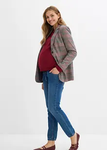 Těhotenské džínové sportovní kalhoty z organické bavlny, bonprix