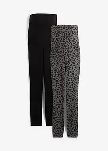 Těhotenské legíny z organické bavlny (2 ks v balení), bonprix