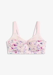 Odlehčující podprsenka bez kostic, s polstrovanými ramínky, bonprix