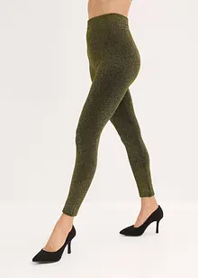 Termo legíny ze třpytivé příze, bonprix