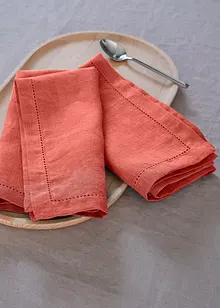 Lněné ubrousky (2 ks v balení), bonprix