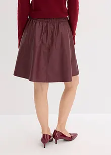 Krátká sukně z umělé kůže, bonprix