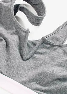 Podprsenkový top s organickou bavlnou, bonprix