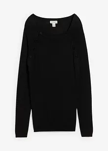 Těhotenský/kojicí svetr 2v1, z jemné pleteniny, bonprix