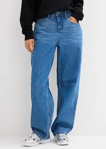 Džíny Barrel, Mid Waist, bonprix