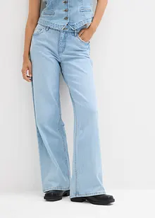 Volné džíny Straight, Mid Waist, bonprix