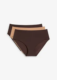 Bezešvé bokové kalhotky Feel Comfort (3 ks v balení), bonprix