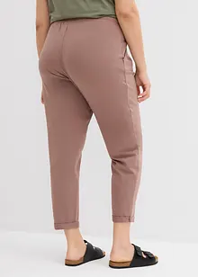 Žerzejové kalhoty z elastické bavlněné směsi, bonprix