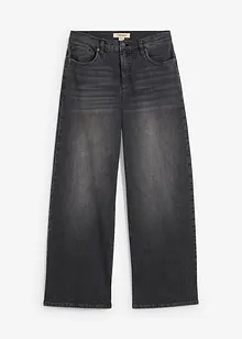 Džíny Wide Leg, High Waist, bonprix
