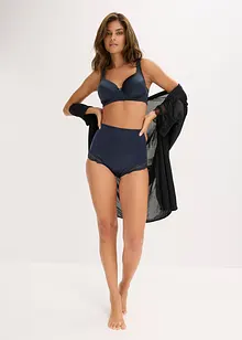 Stahovací kalhotky s lesklým efektem, střední tvarující efekt (2 ks v balení), bonprix