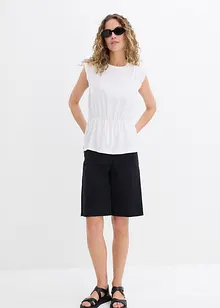 Tričko s dírkovaným vzorem, bonprix