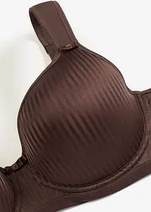 Vyztužená podprsenka s polstrovanými ramínky a lesklým efektem, bonprix