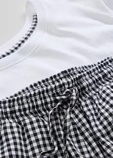 Krátké pyžamo z čisté bavlny, krátký rukáv, bonprix