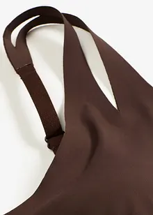 Bezešvý vatovaný podprsenkový top Feel Comfort, bonprix