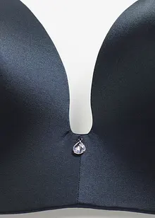 Vyztužená podprsenka bez kostic, z lesklého materiálu, bonprix