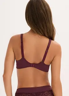 Vyztužená podprsenka s polstrovanými ramínky a jemnou krajkou, bonprix