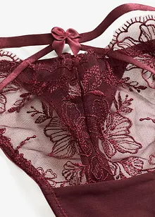 Kalhotky tanga s elegantní výšivkou, bonprix