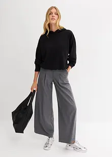 Mikina s kapucí, z mírně lesklé viskózové směsi, bonprix