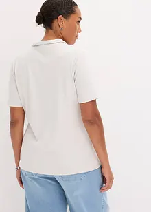 Pólo tričko z viskózové směsi, bonprix