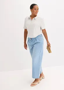 Pólo tričko z viskózové směsi, bonprix