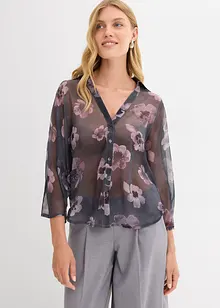 Oversize halenka ze vzdušného šifonu, bonprix