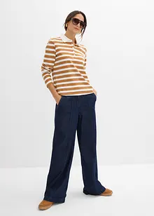 Triko polo z těžké organické bavlny, bonprix